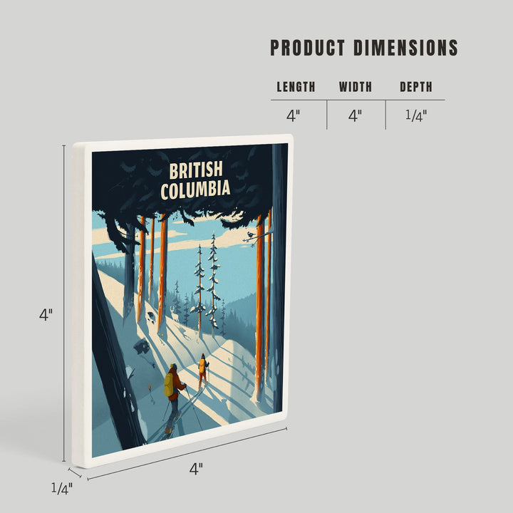 British Columbia, Better on Foot, Snowshoeing, Coasters Coasters Lantern Press