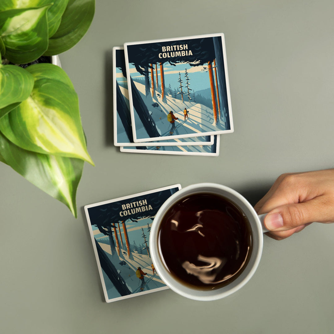 British Columbia, Better on Foot, Snowshoeing, Coasters Coasters Lantern Press