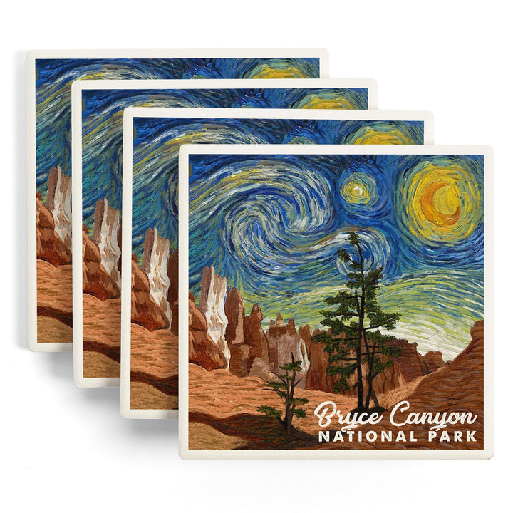 Bryce Canyon National Park, Starry Night National Park Series, Coasters Coasters Lantern Press