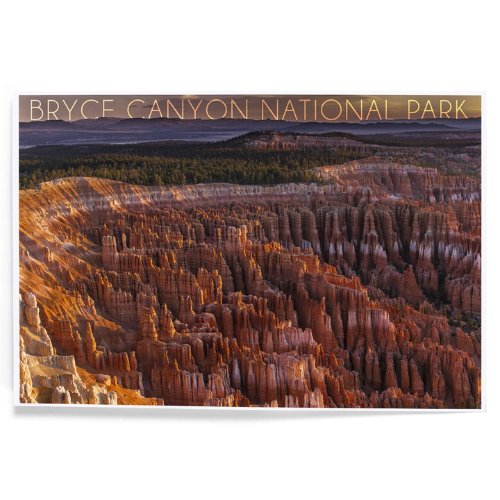 Bryce Canyon National Park, Utah, Canyon Sunset, Art & Giclee Prints Art Lantern Press 12 x 18 Art Print