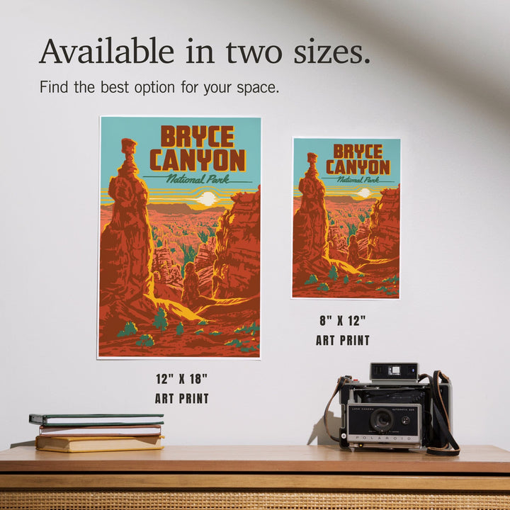 Bryce Canyon National Park, Utah, Explorer Series, Bryce Canyon, Art & Giclee Prints Art Lantern Press 