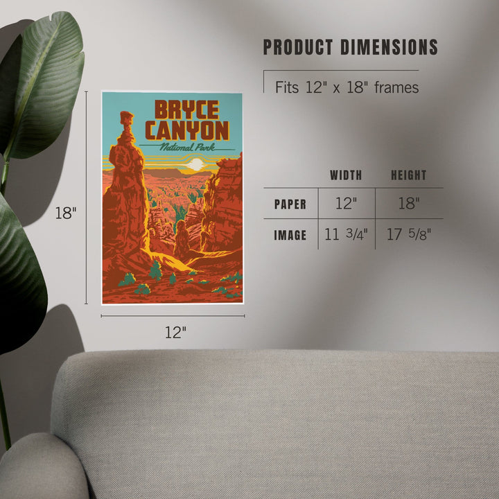 Bryce Canyon National Park, Utah, Explorer Series, Bryce Canyon, Art & Giclee Prints - Lantern Press