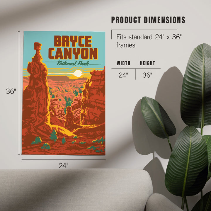 Bryce Canyon National Park, Utah, Explorer Series, Bryce Canyon, Art & Giclee Prints - Lantern Press
