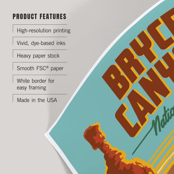 Bryce Canyon National Park, Utah, Explorer Series, Bryce Canyon, Art & Giclee Prints - Lantern Press