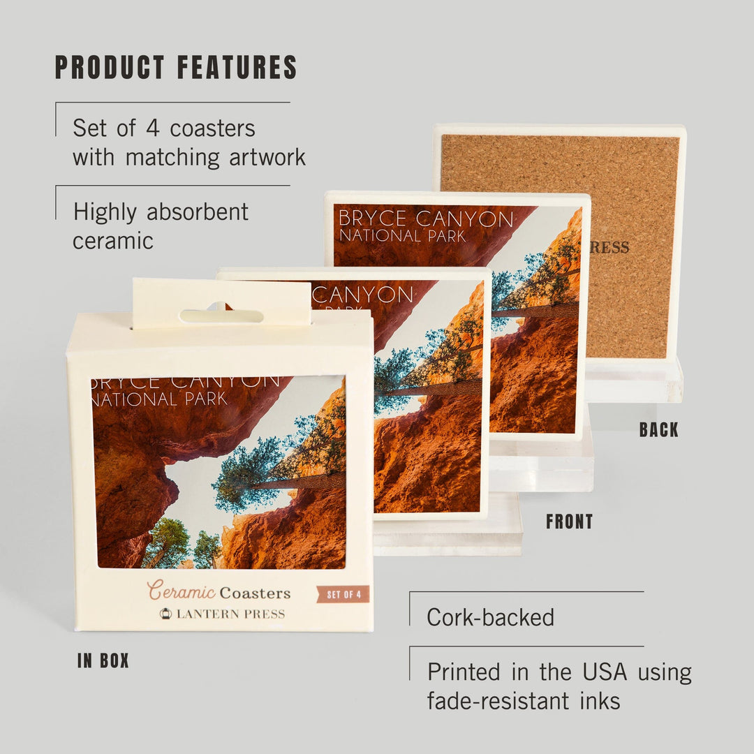 Bryce Canyon National Park, Utah, Navajo Loop Trail, Coasters Coasters Lantern Press