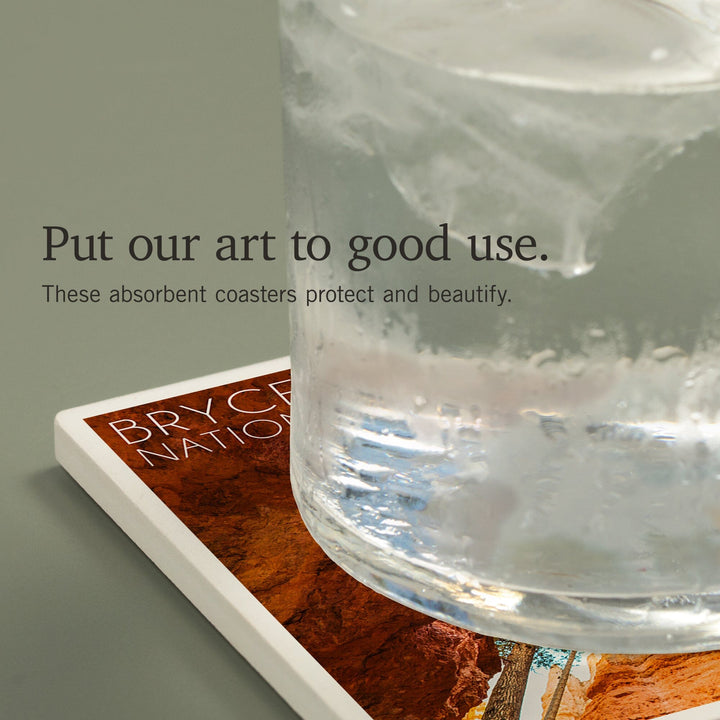 Bryce Canyon National Park, Utah, Navajo Loop Trail, Coasters Coasters Lantern Press