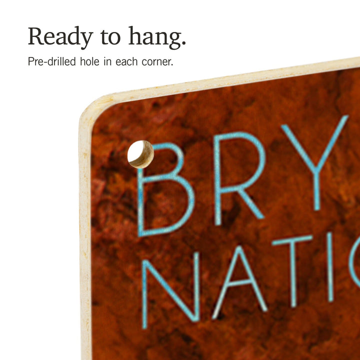 Bryce Canyon National Park, Utah, Navajo Loop Trail, Lantern Press Photography, Wood Signs and Postcards - Lantern Press
