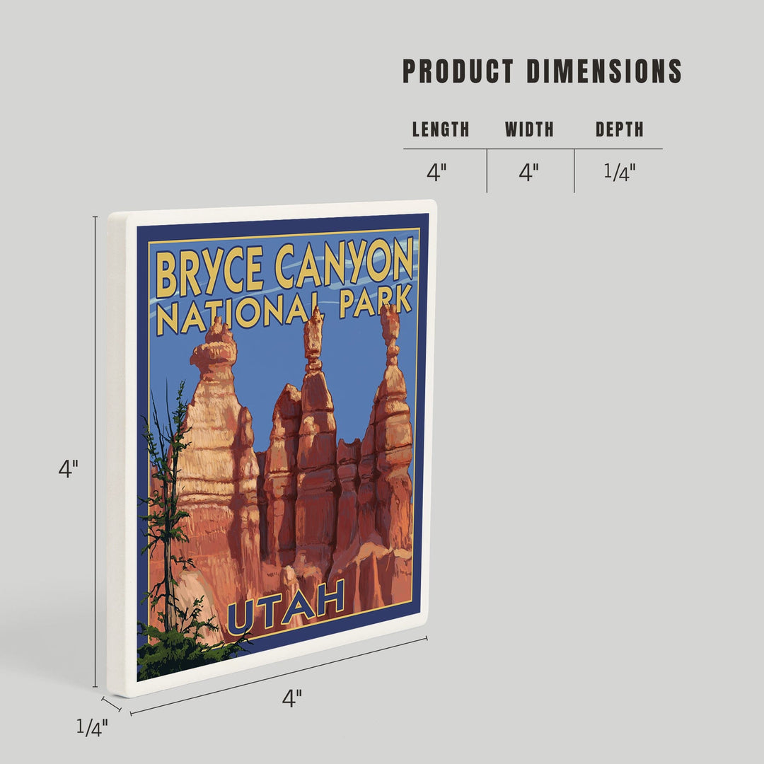 Bryce Canyon National Park, Utah, Summer #2, Coasters Coasters Lantern Press