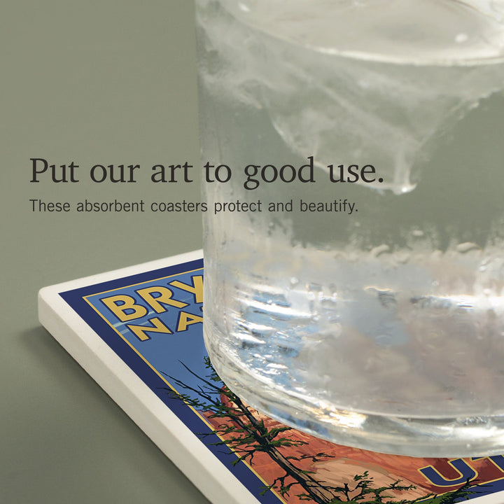 Bryce Canyon National Park, Utah, Summer #2, Coasters Coasters Lantern Press