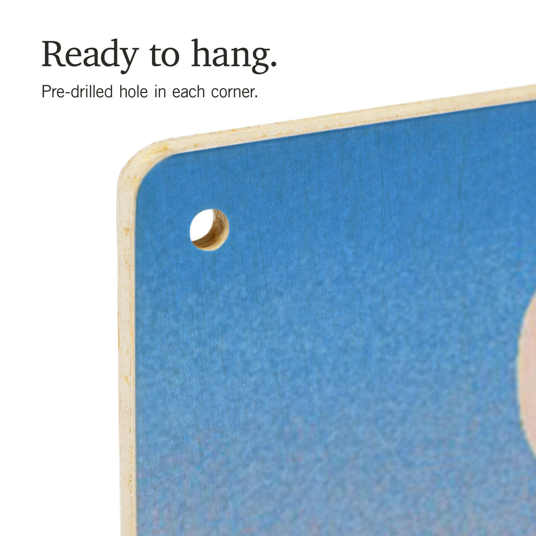 California, Prepare for Takeoff, Skis In Snowbank, Wood Signs and Postcards Wood Lantern Press