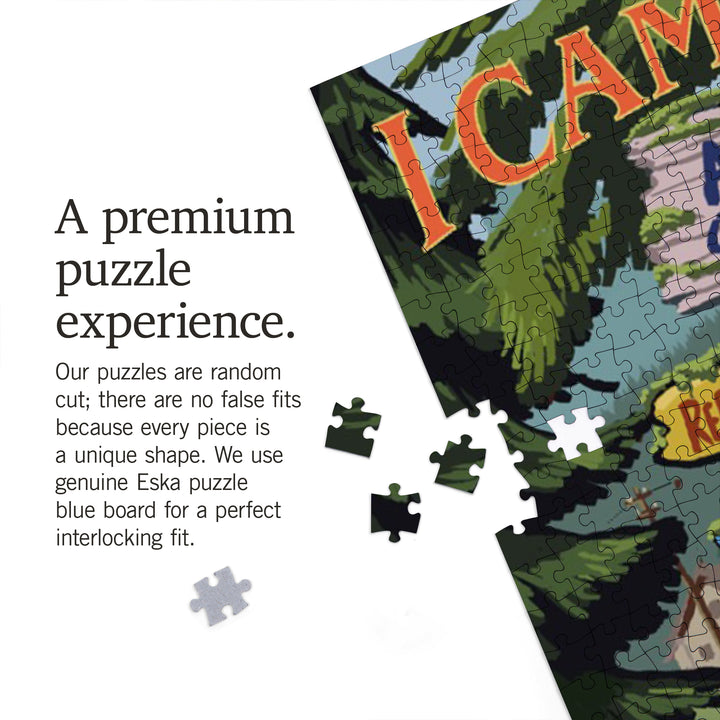 California Redwoods, Destination Signpost, I Came I Saw, Jigsaw Puzzle Puzzle Lantern Press