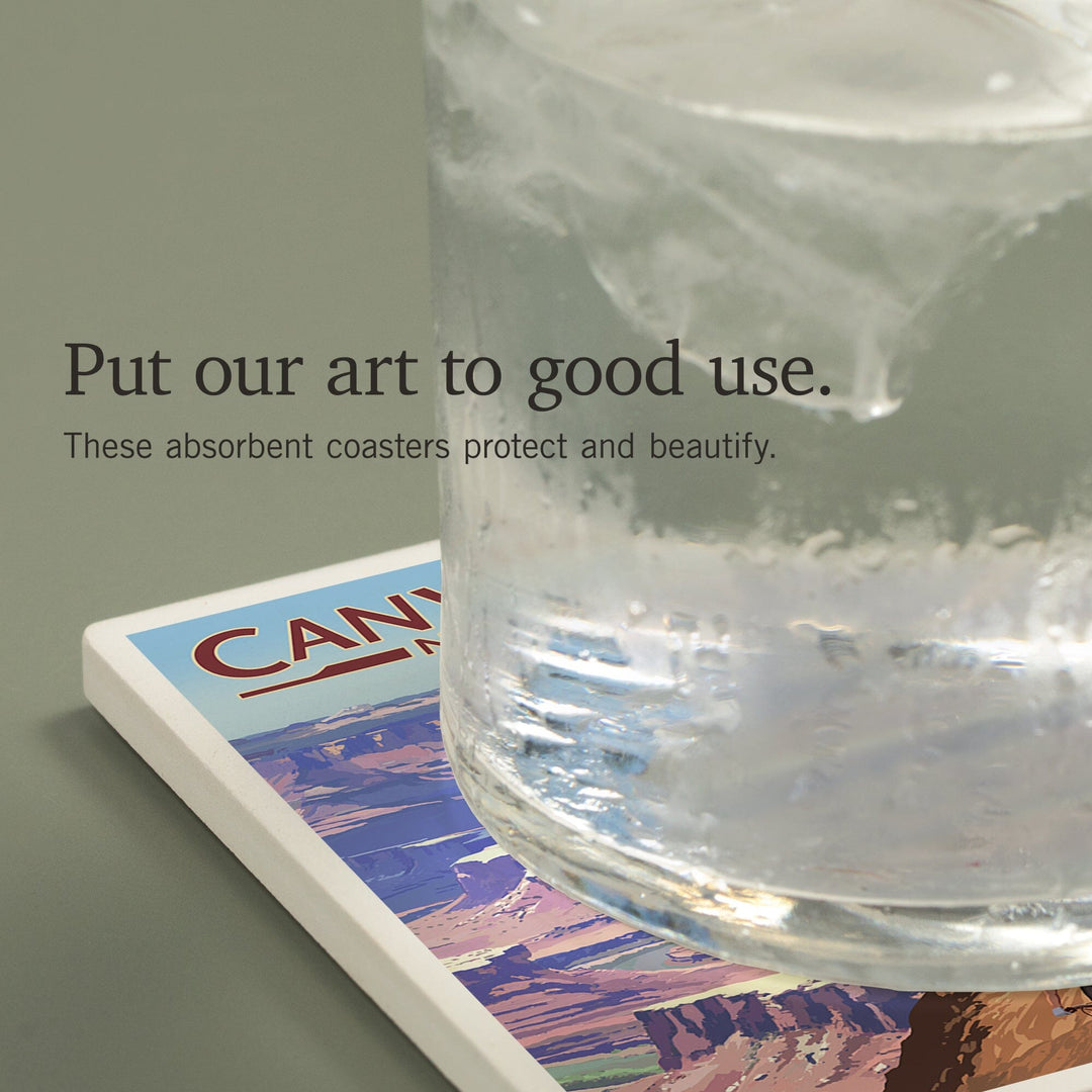 Canyonlands National Park, Utah, Conflunce and Bikers, Coasters Coasters Lantern Press