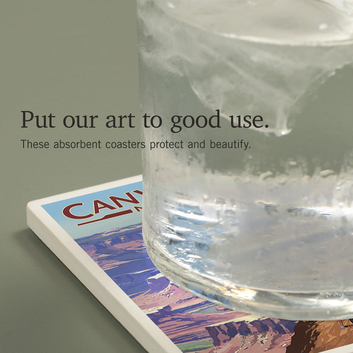 Canyonlands National Park, Utah, Conflunce and Bikers, Coasters Coasters Lantern Press