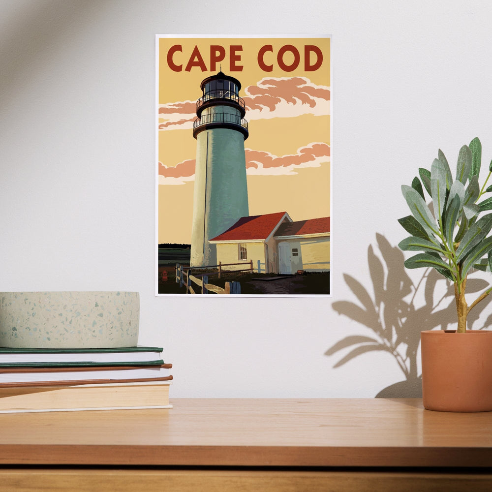Cape Cod, Massachusetts, Lighthouse, Art & Giclee Prints - Lantern Press