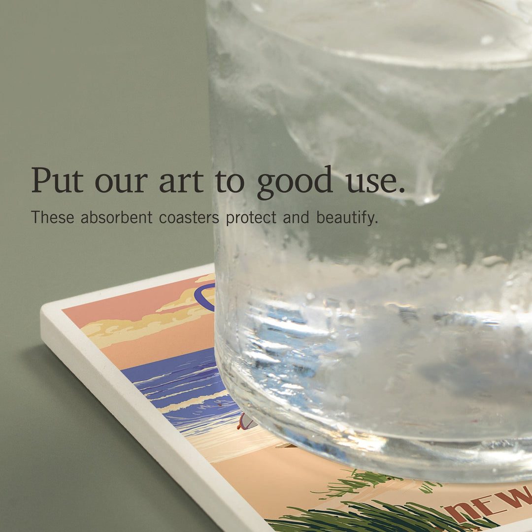 Cape May, New Jersey, Woody On The Beach, Coasters Coasters Lantern Press