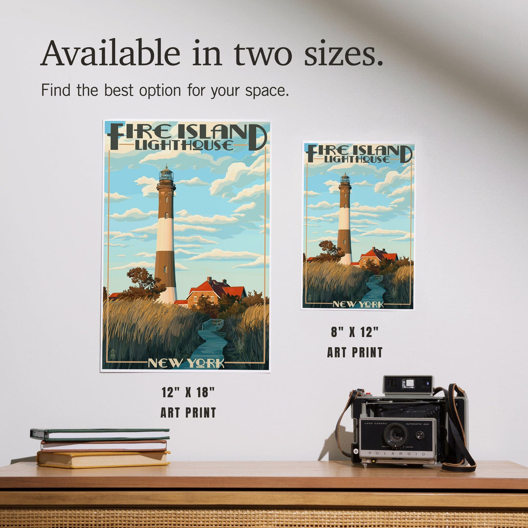 Captree Island, New York, Fire Island Lighthouses, Art & Giclee Prints - Lantern Press