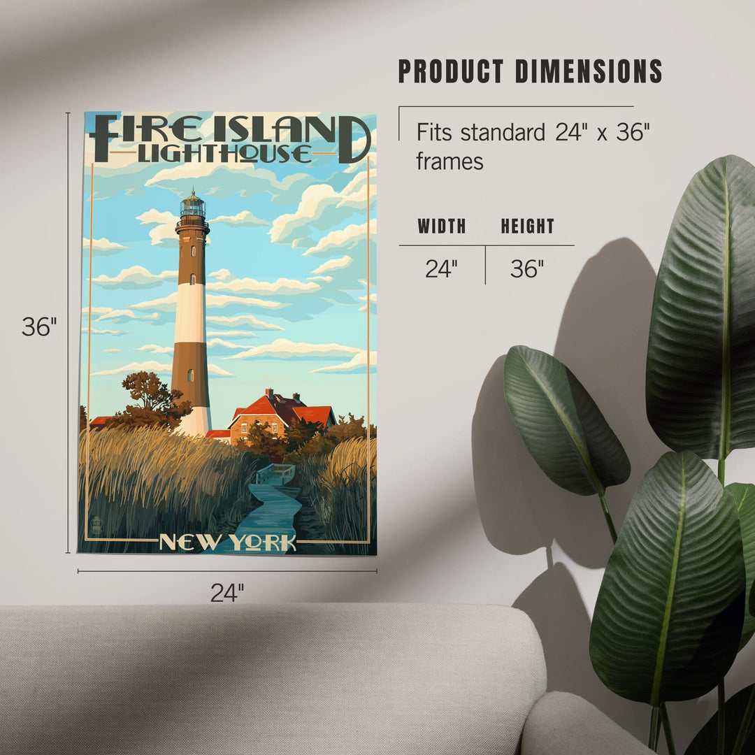 Captree Island, New York, Fire Island Lighthouses, Art & Giclee Prints - Lantern Press