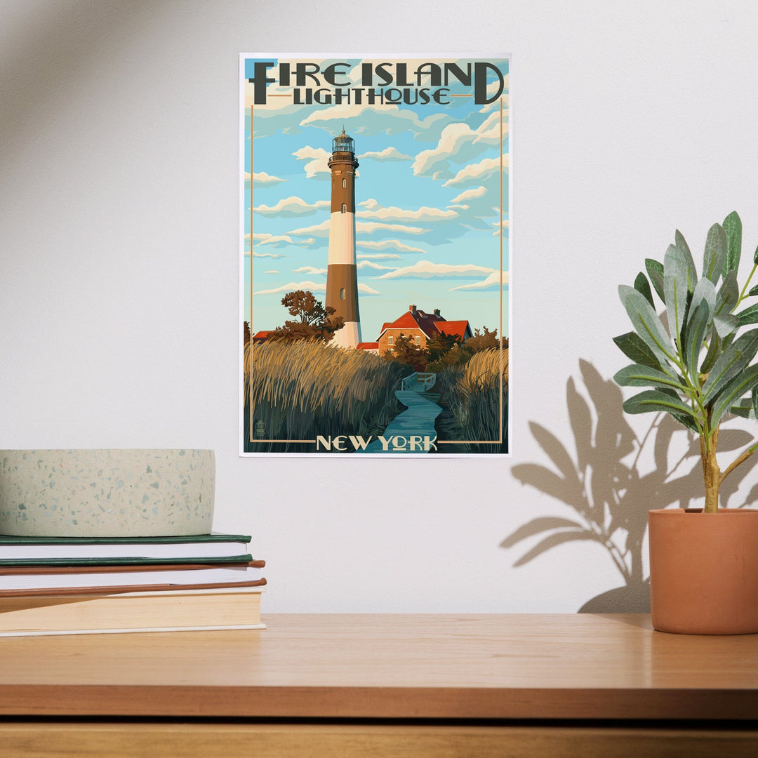 Captree Island, New York, Fire Island Lighthouses, Art & Giclee Prints - Lantern Press