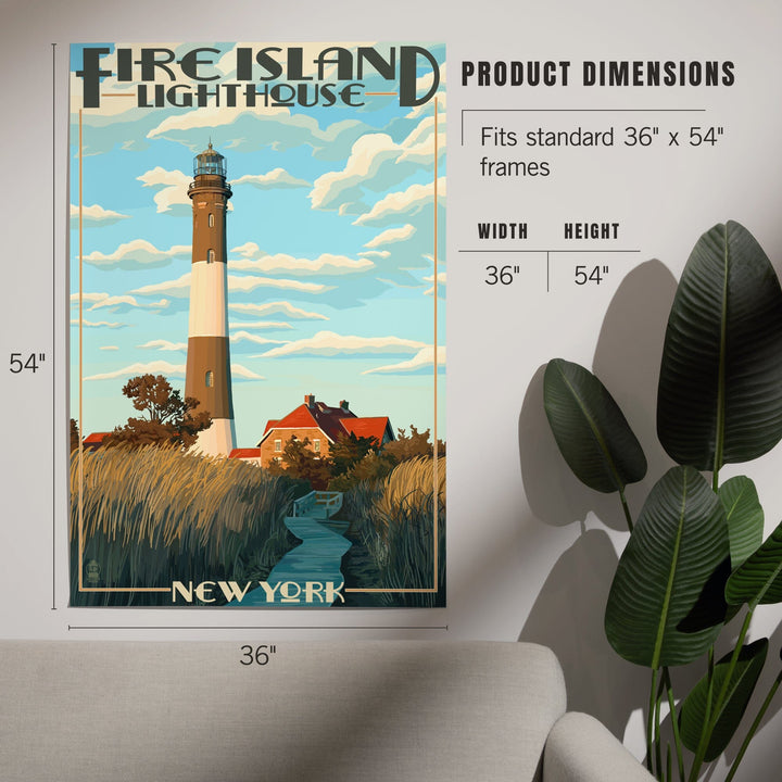 Captree Island, New York, Fire Island Lighthouses, Art & Giclee Prints - Lantern Press