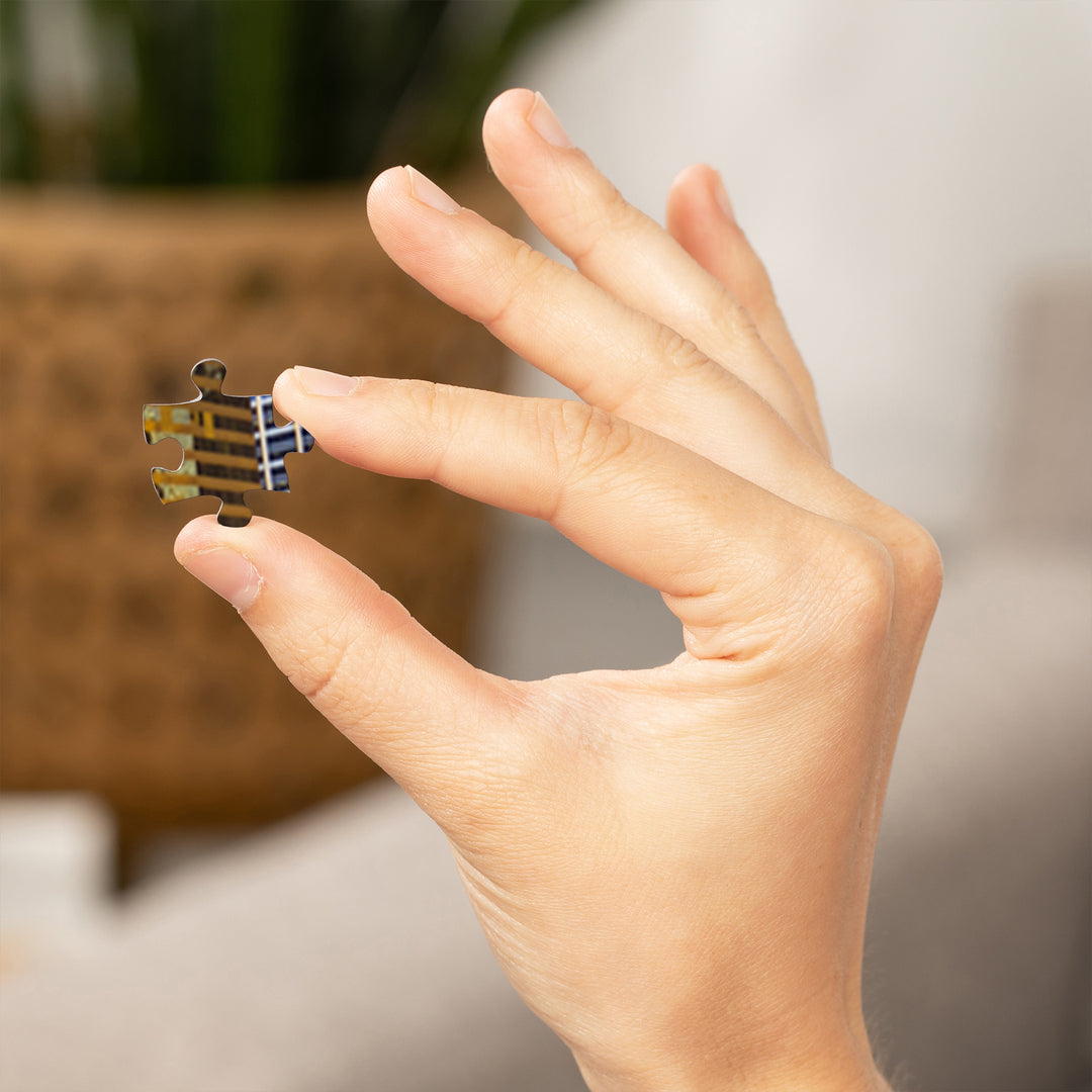 Chicago, Illinois, Skyline and River, Jigsaw Puzzle Puzzle Lantern Press