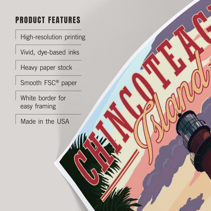 Chincoteague, Virginia, Lighthouse, Art & Giclee Prints - Lantern Press