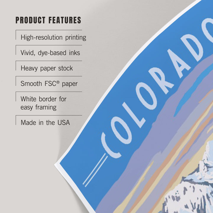 Colorado, Moose, Winter Scene, Art & Giclee Prints - Lantern Press
