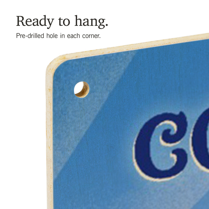 Connecticut, Lithograph, Bear Family in Field, Wood Signs and Postcards Wood Lantern Press