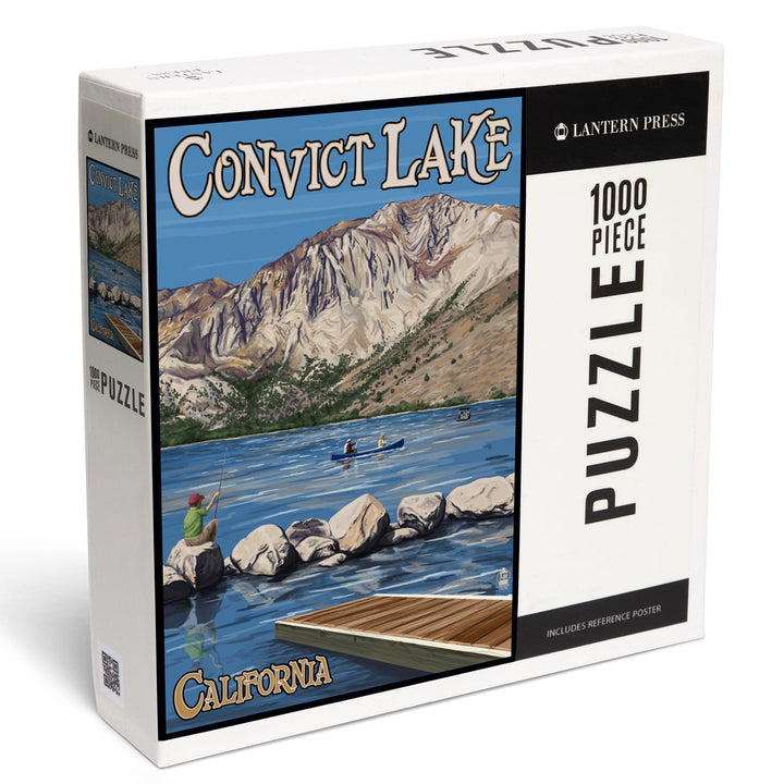 Convict Lake, California Scene, Jigsaw Puzzle - Lantern Press