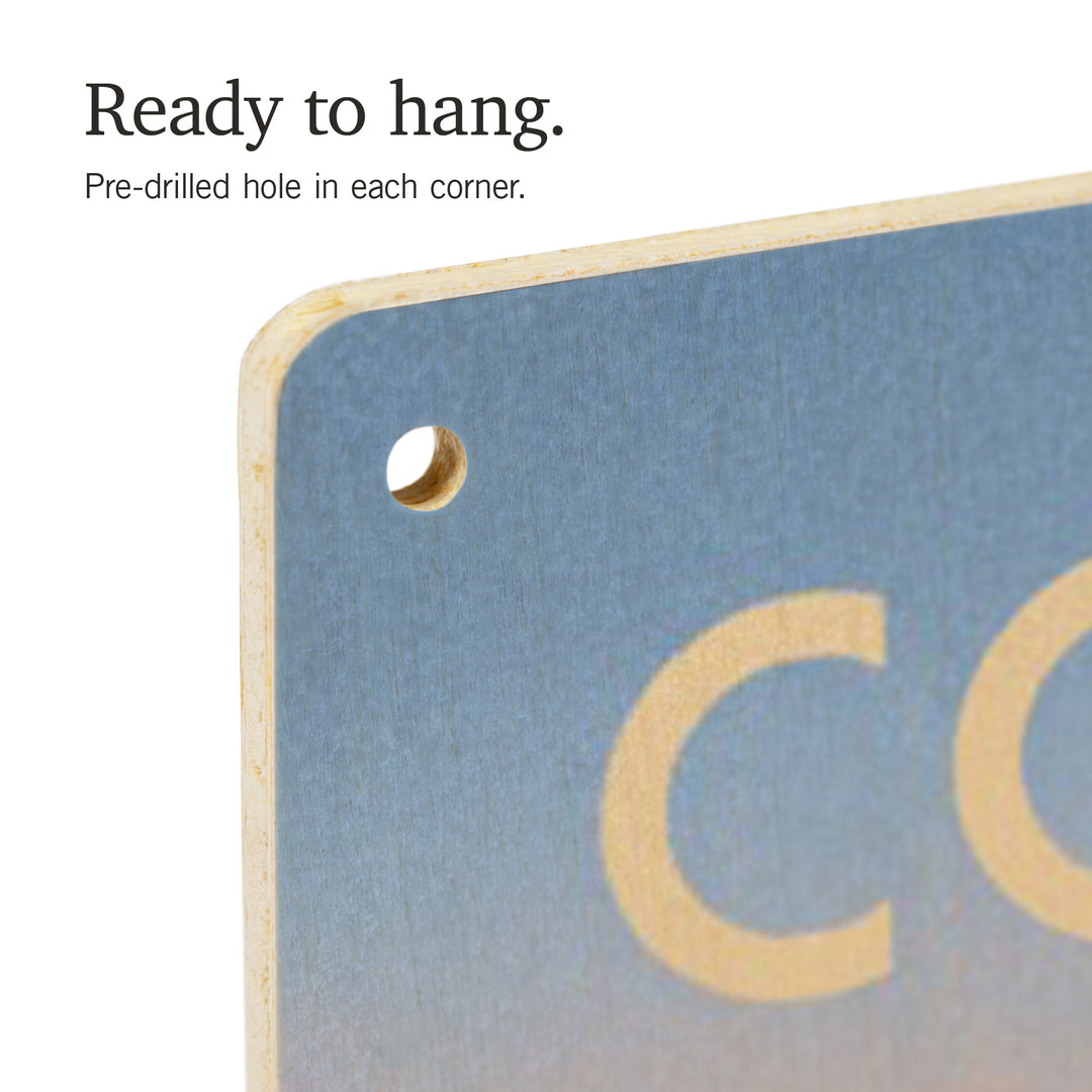 Copake Lake, New York, Get Outside Series, Wake Surfing, Wood Signs and Postcards Wood Lantern Press