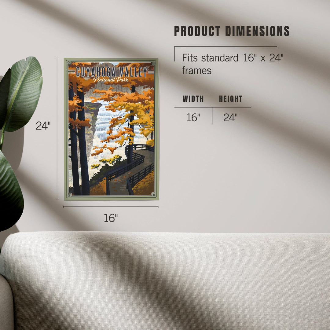 Cuyahoga Valley National Park, Ohio, Lithograph National Park Series, Art & Giclee Prints - Lantern Press