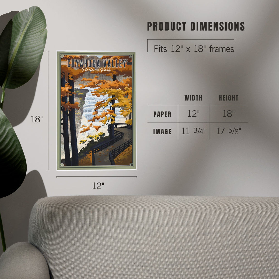 Cuyahoga Valley National Park, Ohio, Lithograph National Park Series, Art & Giclee Prints - Lantern Press