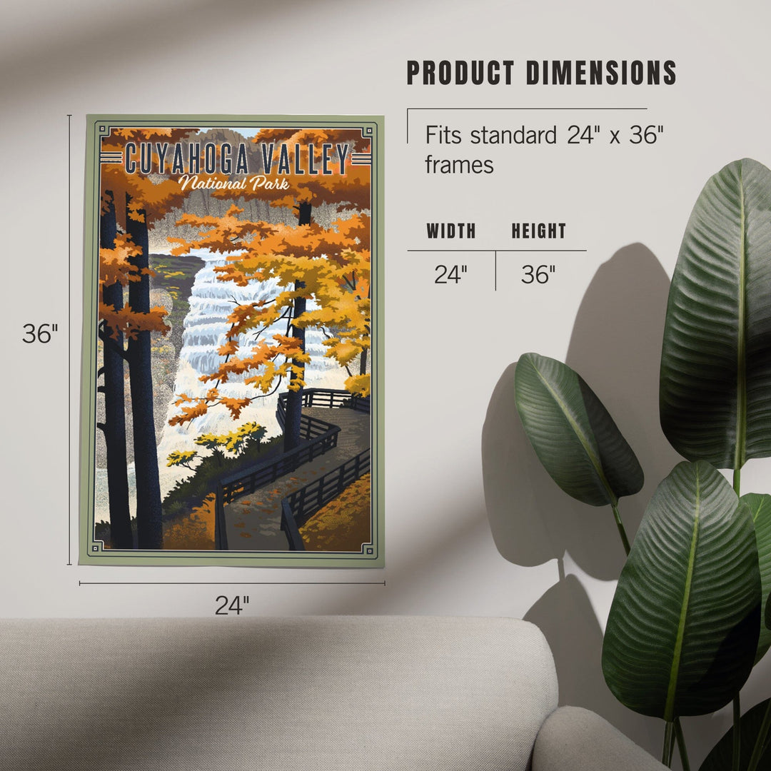 Cuyahoga Valley National Park, Ohio, Lithograph National Park Series, Art & Giclee Prints - Lantern Press