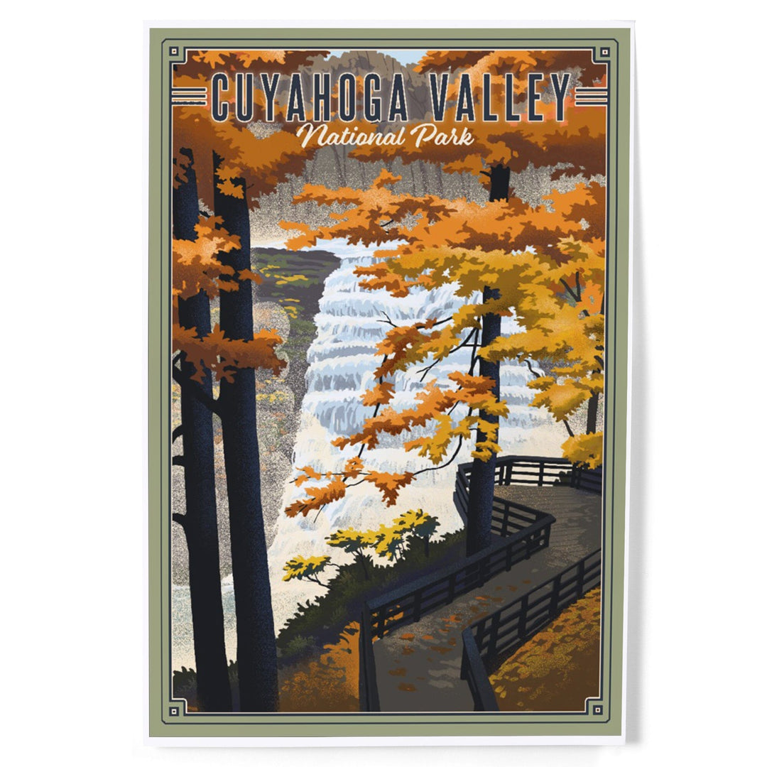 Cuyahoga Valley National Park, Ohio, Lithograph National Park Series, Art & Giclee Prints - Lantern Press