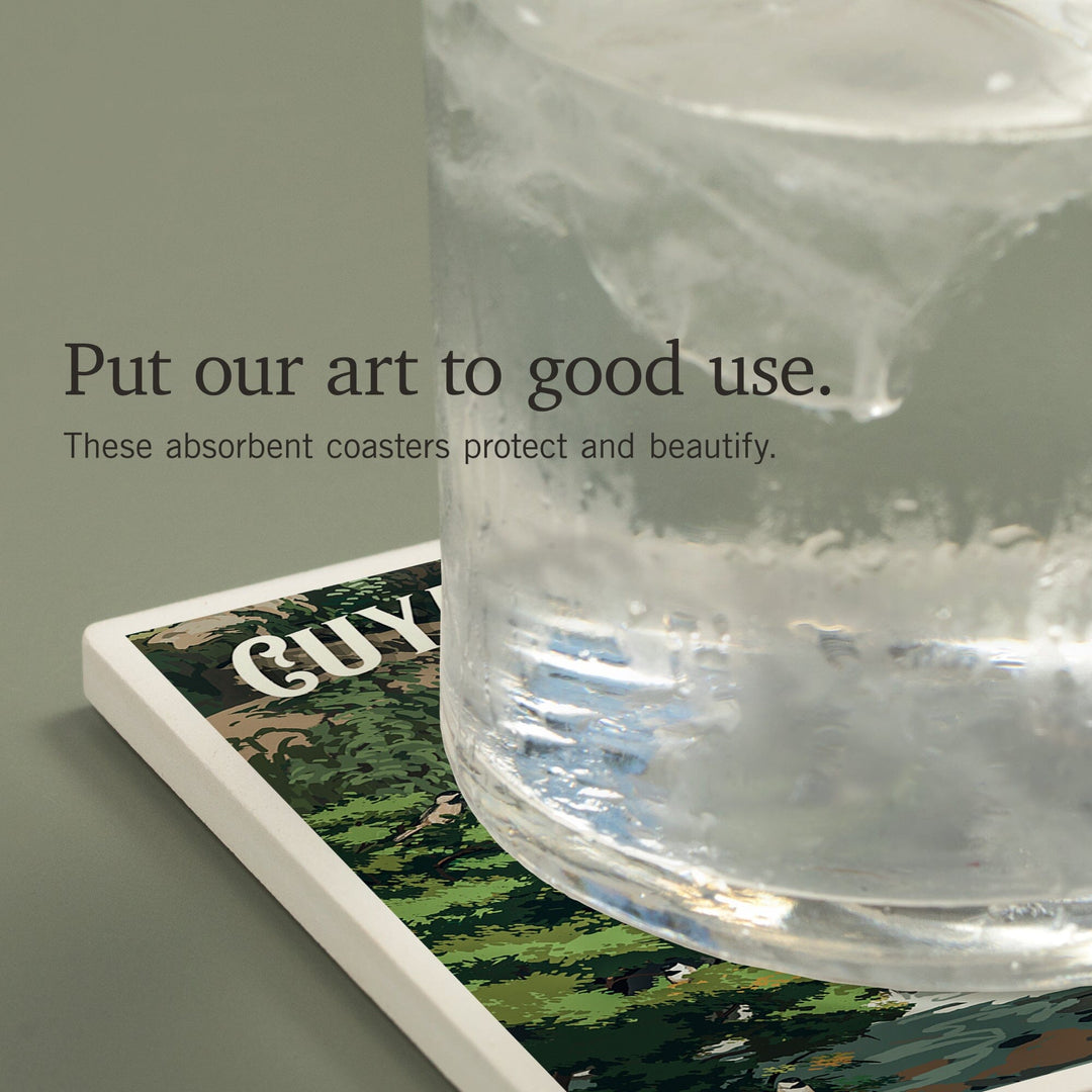 Cuyahoga Valley National Park, Ohio, Painterly National Park Series, Coasters Coasters Lantern Press