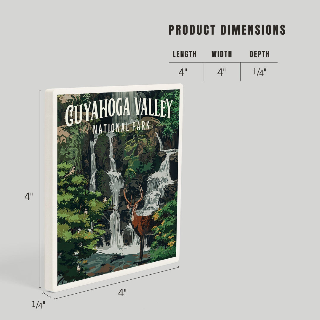 Cuyahoga Valley National Park, Ohio, Painterly National Park Series, Coasters Coasters Lantern Press