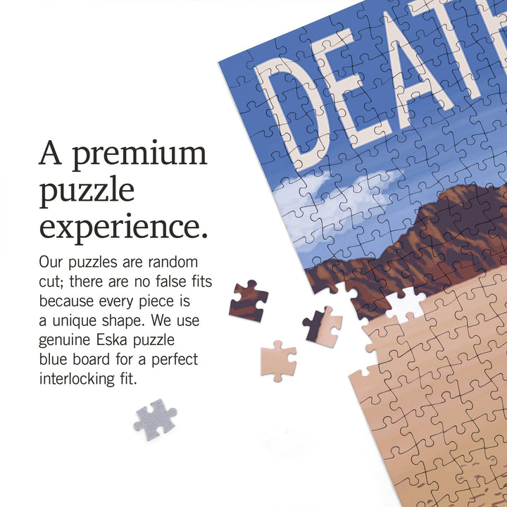 Death Valley National Park, California, Moving Rocks, Jigsaw Puzzle - Lantern Press