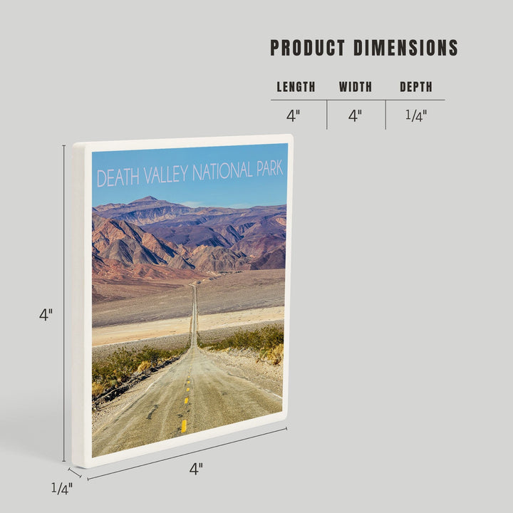 Death Valley National Park, Road, Coasters Coasters Lantern Press