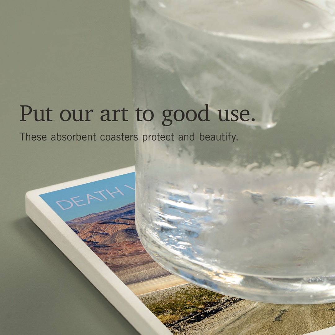 Death Valley National Park, Road, Coasters Coasters Lantern Press