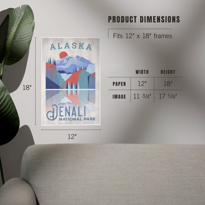 Denali National Park, Alaska, Art & Giclee Prints - Lantern Press