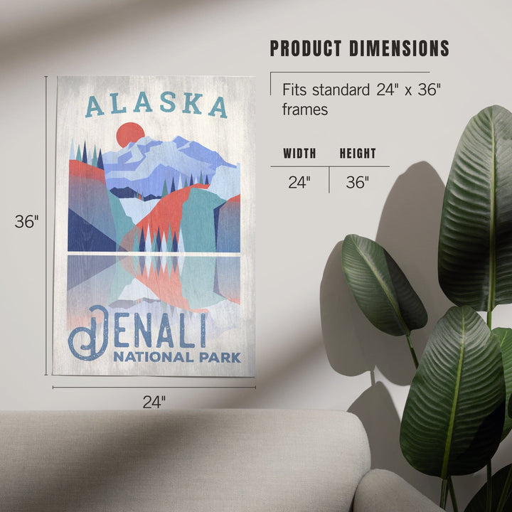 Denali National Park, Alaska, Art & Giclee Prints - Lantern Press