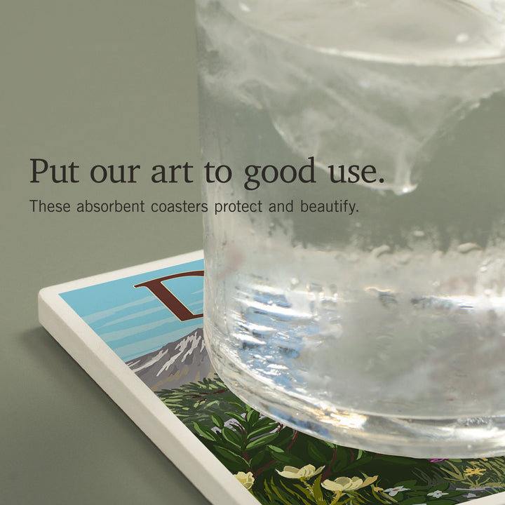 Denali National Park and Preserve, Alaska, Ptarmigan, Coasters Coasters Lantern Press