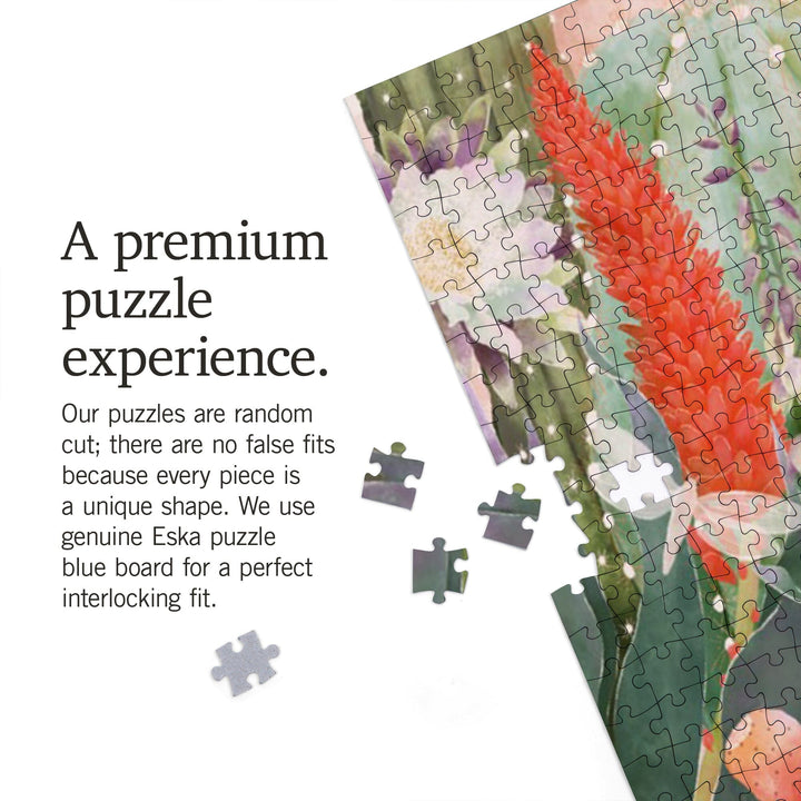 Desert Blooms, Jigsaw Puzzle Puzzle Lantern Press