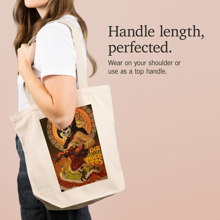 Dia De Los Muertos Marionettes, Day of the Dead, Tote Bag Totes Lantern Press