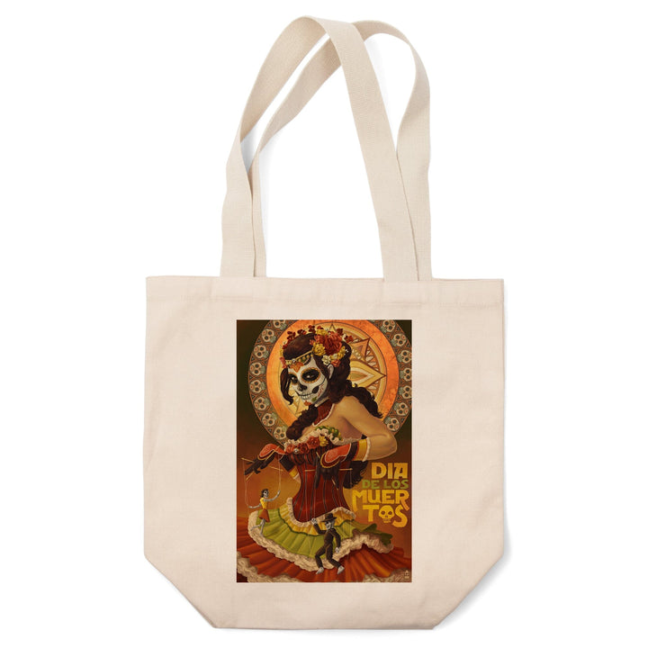 Dia De Los Muertos Marionettes, Day of the Dead, Tote Bag Totes Lantern Press