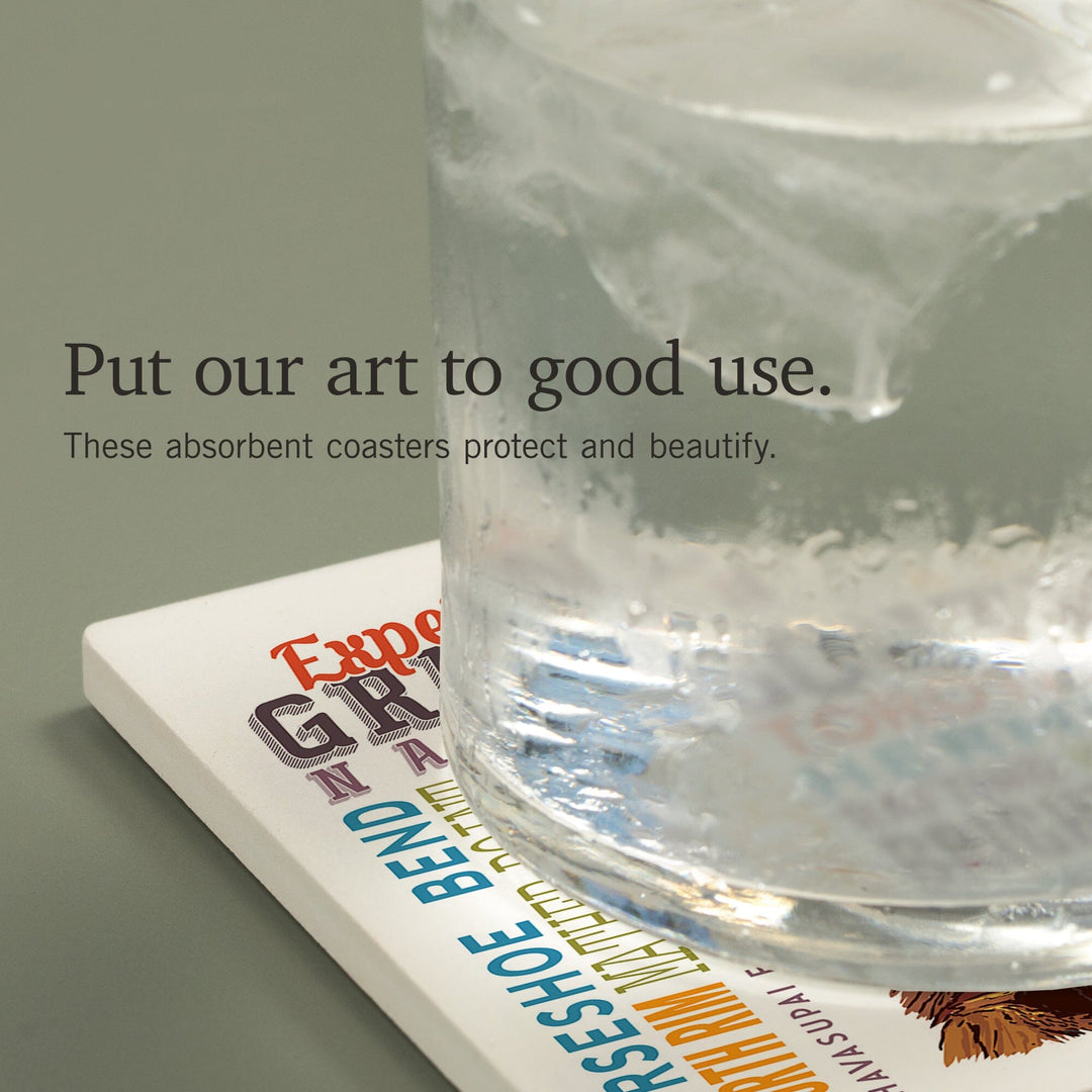 Experience Grand Canyon National Park, Arizona, Coasters Coasters Lantern Press