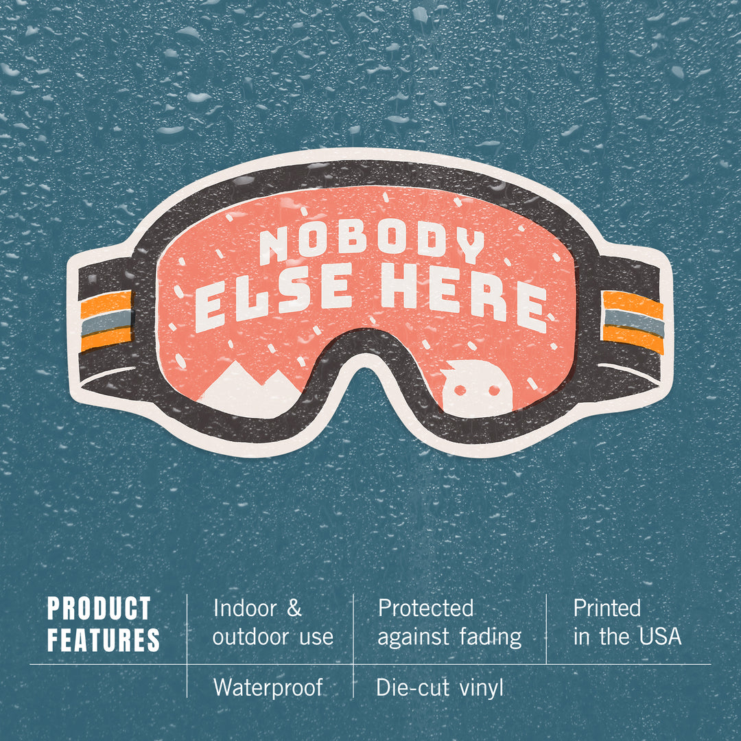 Snow Patrol Series, Nobody Else Here, Contour, Vinyl Sticker