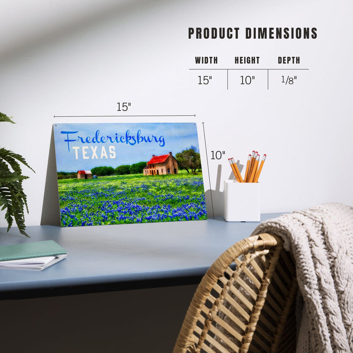 Fredericksburg, Texas, Bluebonnets, Lantern Press Photography, Wood Signs and Postcards - Lantern Press