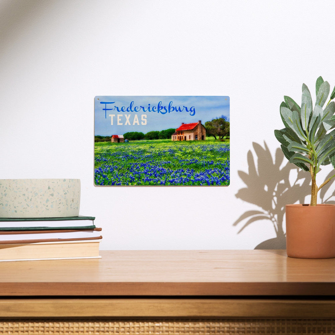 Fredericksburg, Texas, Bluebonnets, Lantern Press Photography, Wood Signs and Postcards - Lantern Press