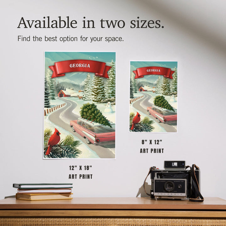 Georgia, Holiday Tradition, Art & Giclee Prints Art Lantern Press