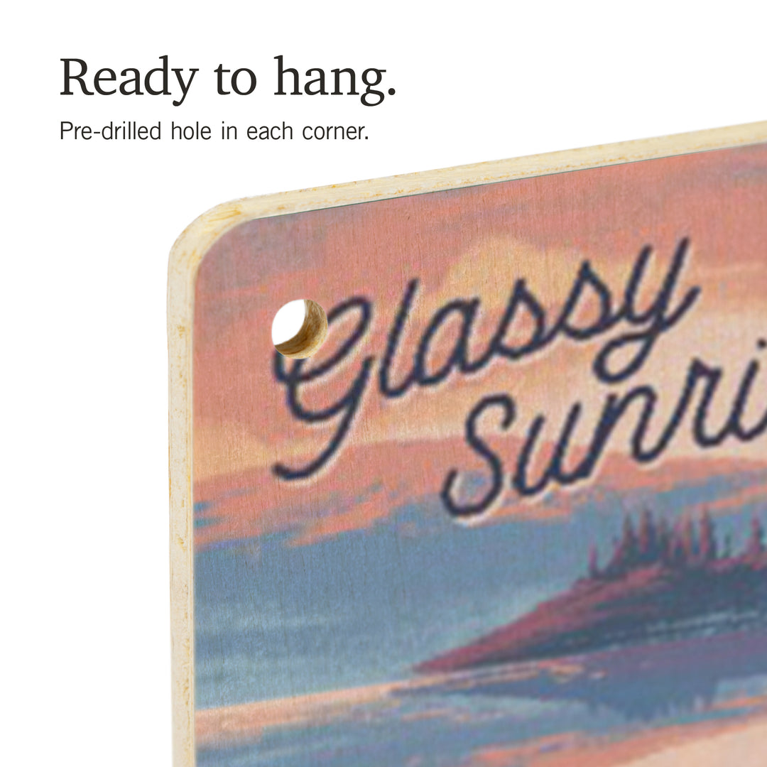 Get Outside Series Collage, Wood Signs and Postcards Wood Lantern Press